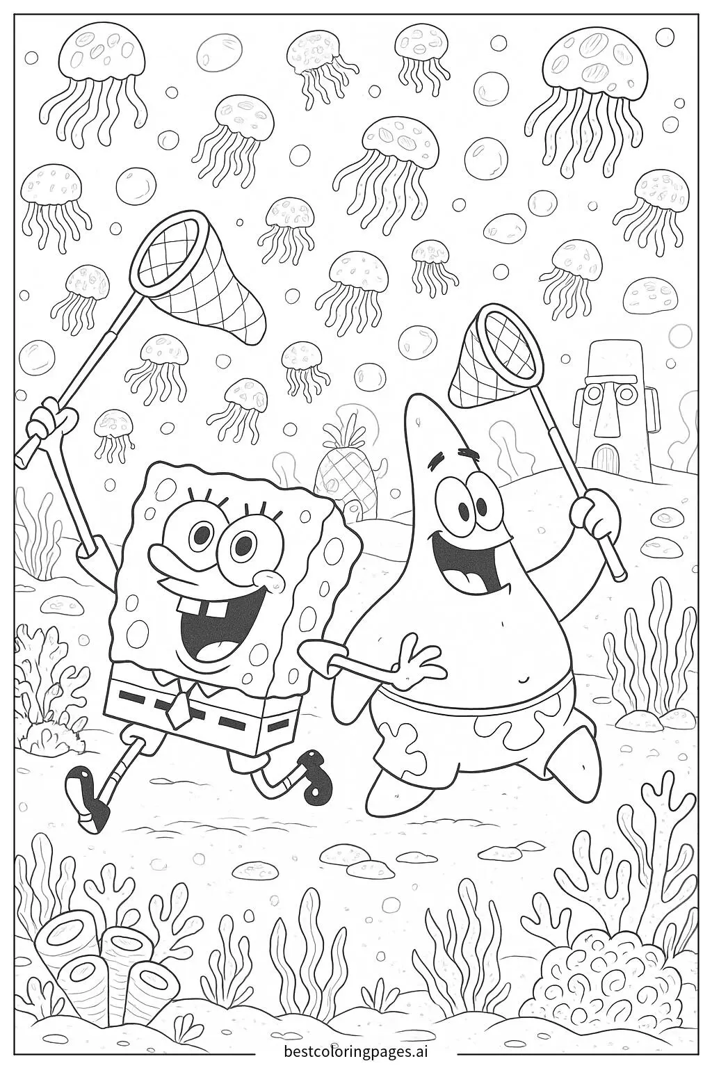 SpongeBob and Patrick's Jellyfishing Adventure