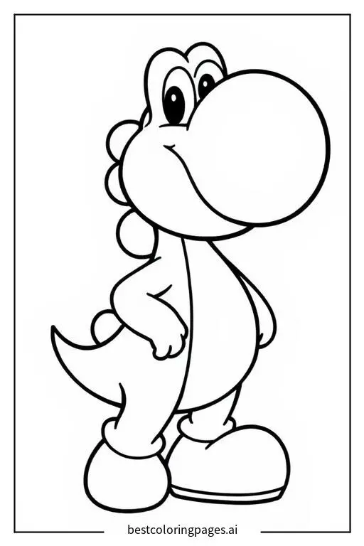Yoshi Standing Proudly