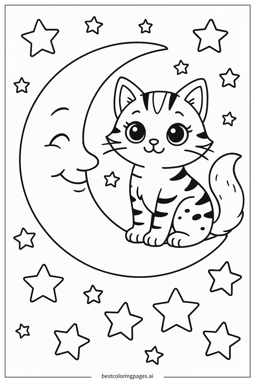 Gatto Notturno Stellato