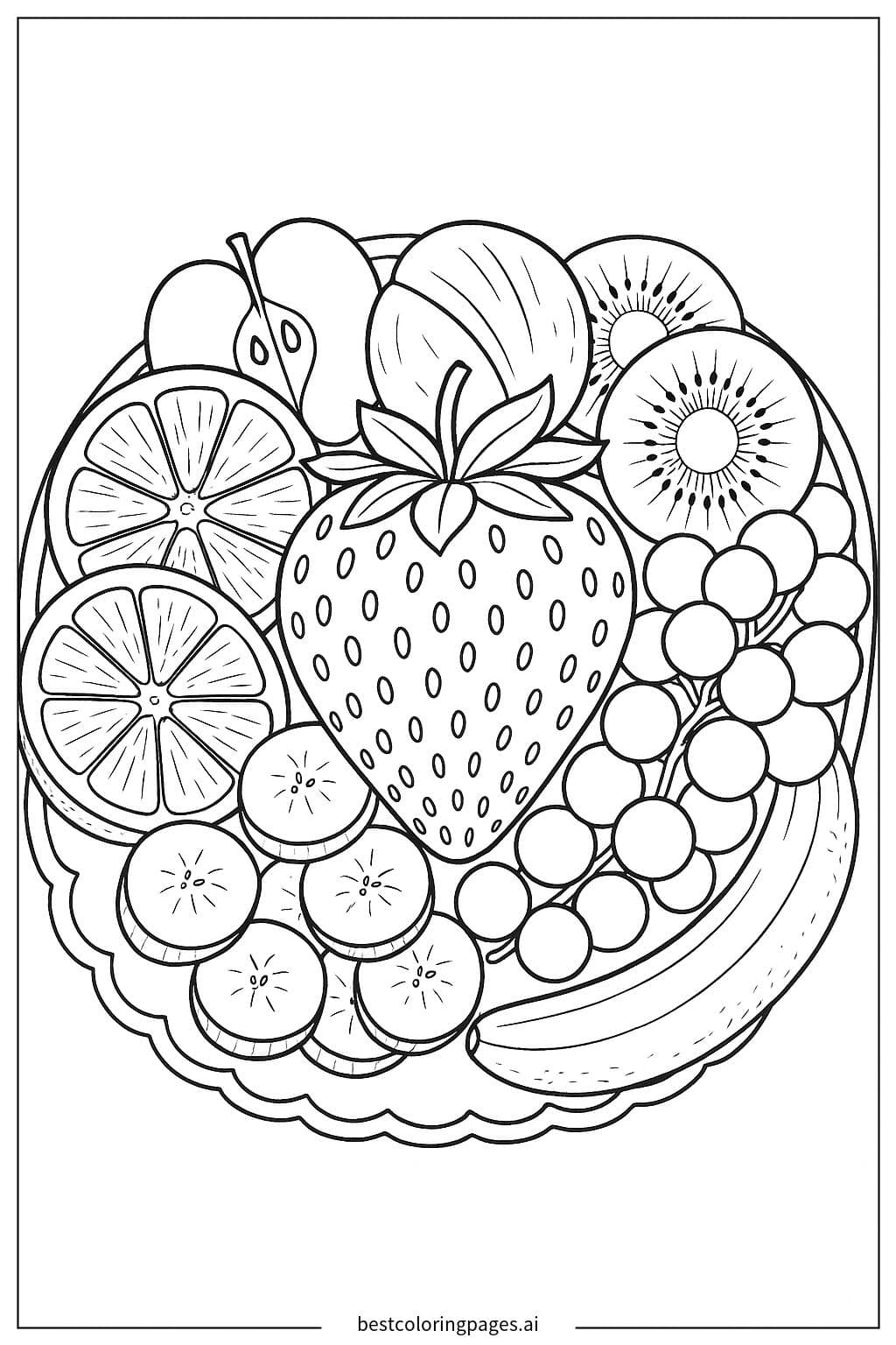 Strawberry and Fruit Platter