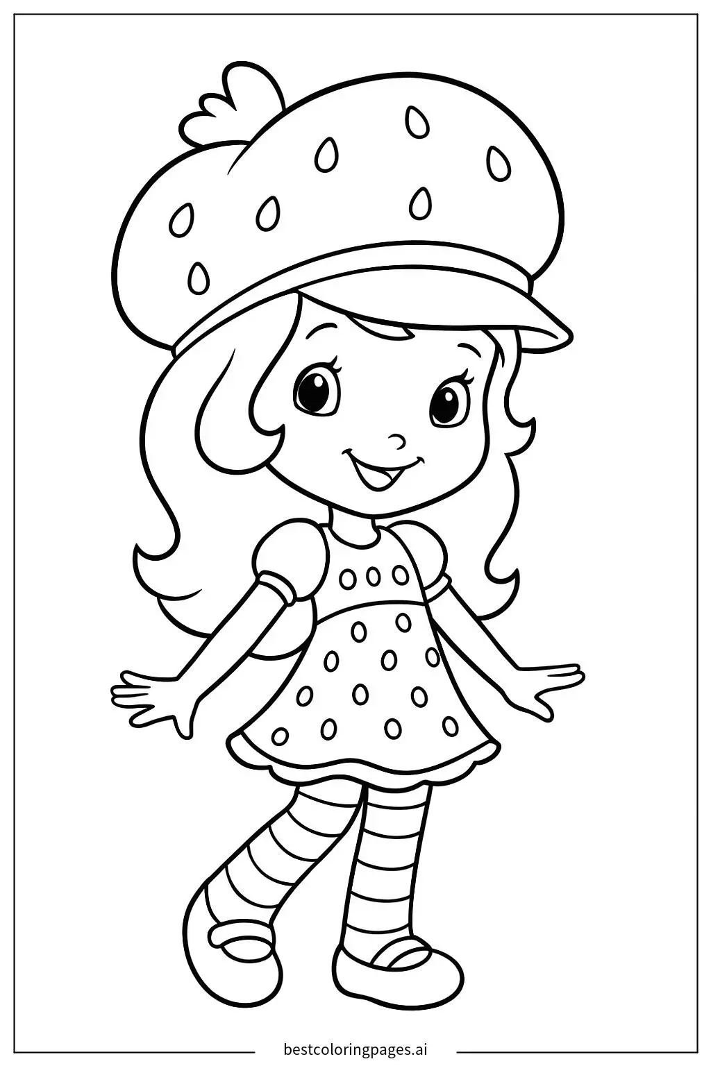 Strawberry Shortcake with a Charming Strawberry Hat