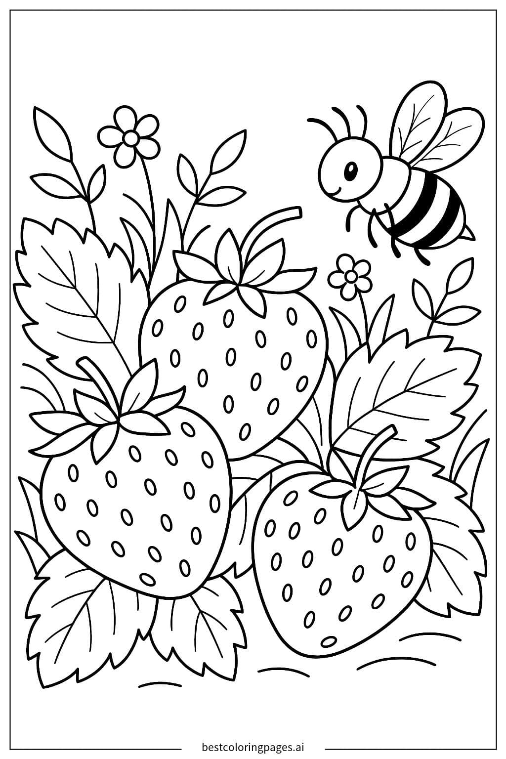 Strawberry and Honey Bee Delight