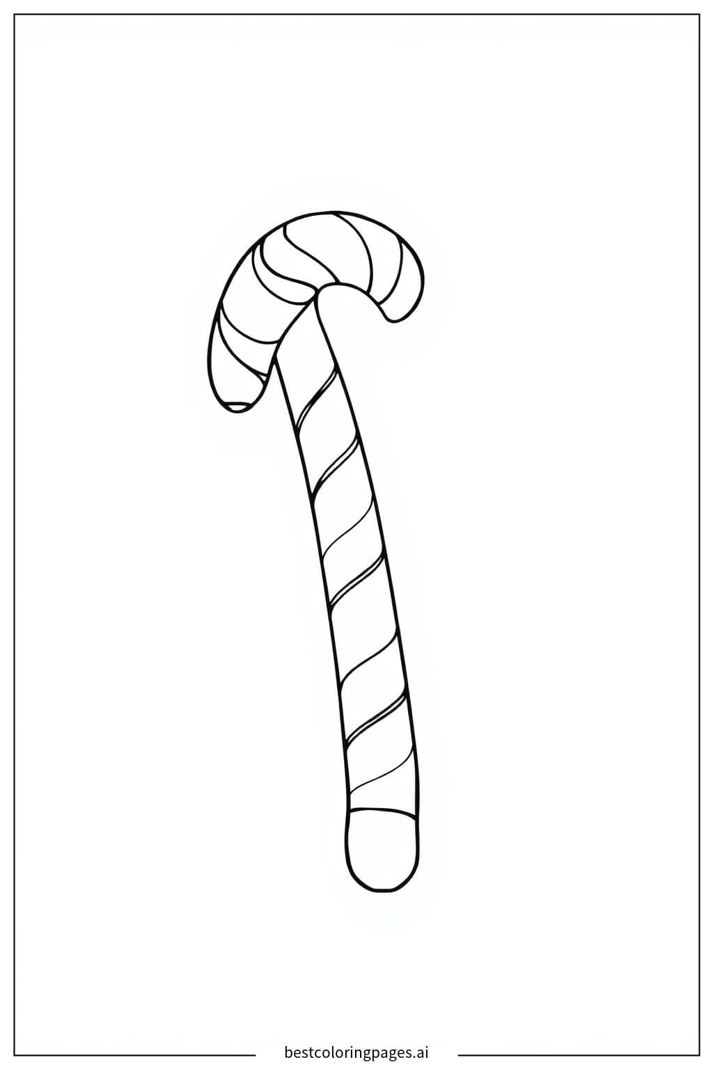Charming Striped Candy Cane