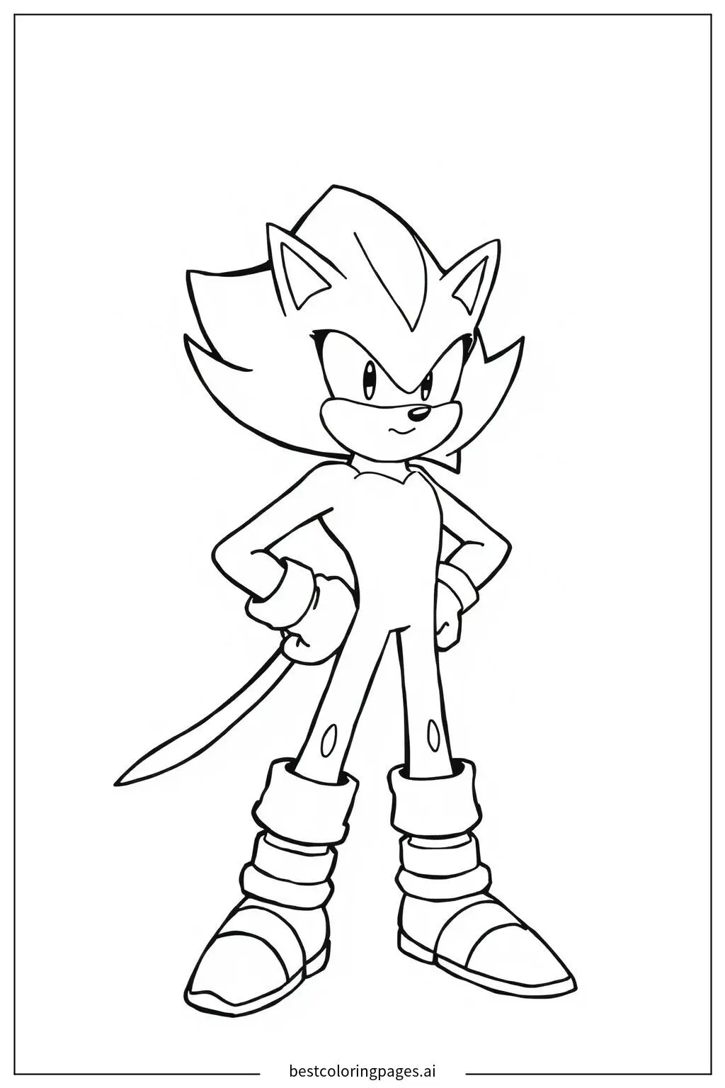 Super Sonic with Glowing Aura