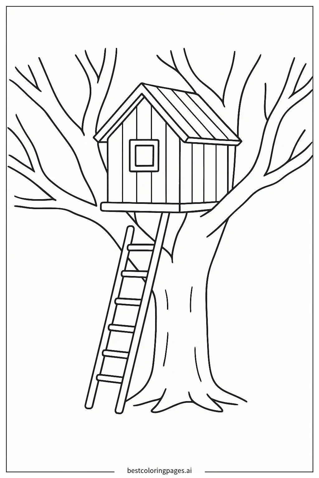 Treehouse in a Big Tree