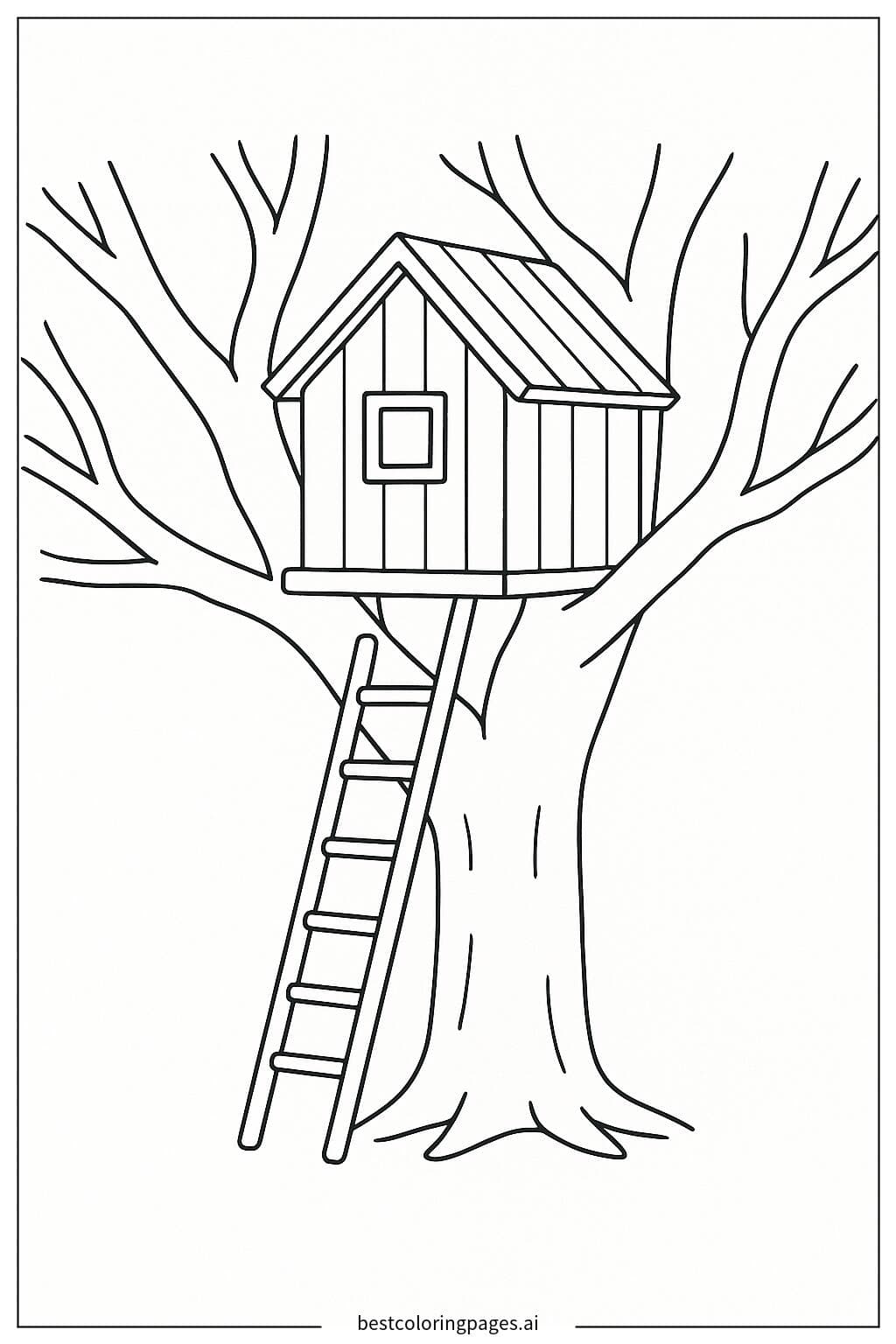 Treehouse in a Big Tree