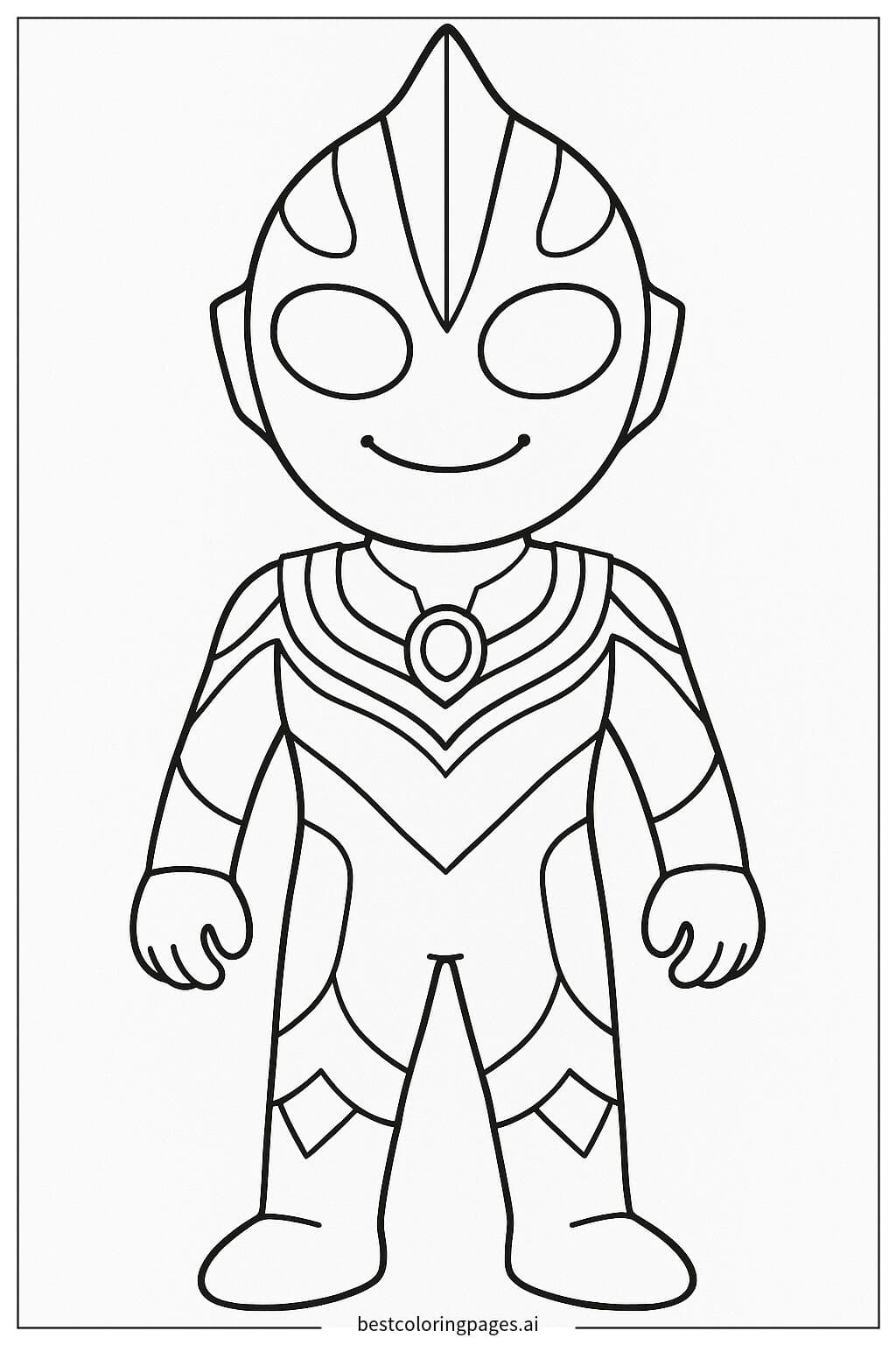 Ultraman Tiga Smiling Face