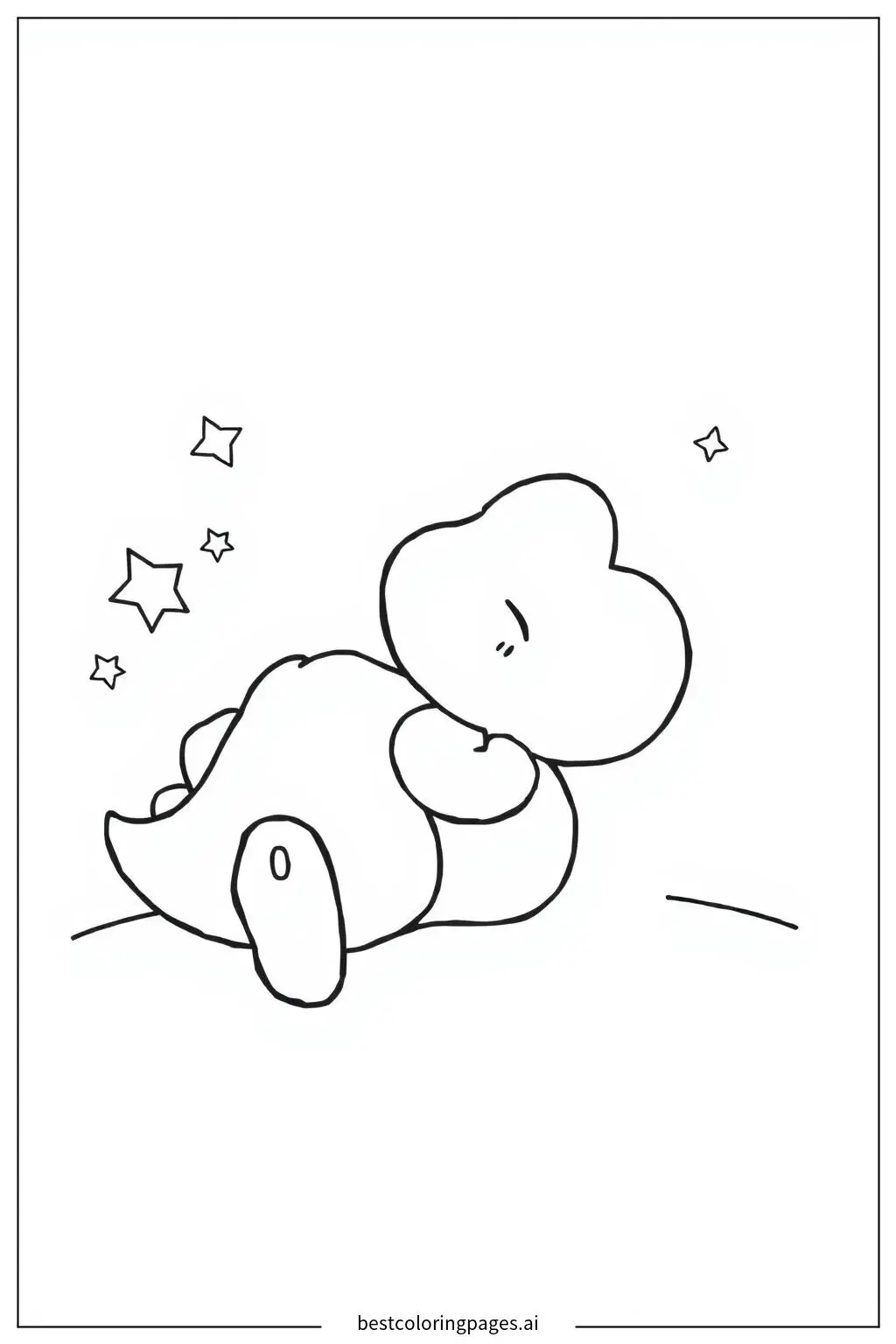 Yoshi Sleeping Peacefully