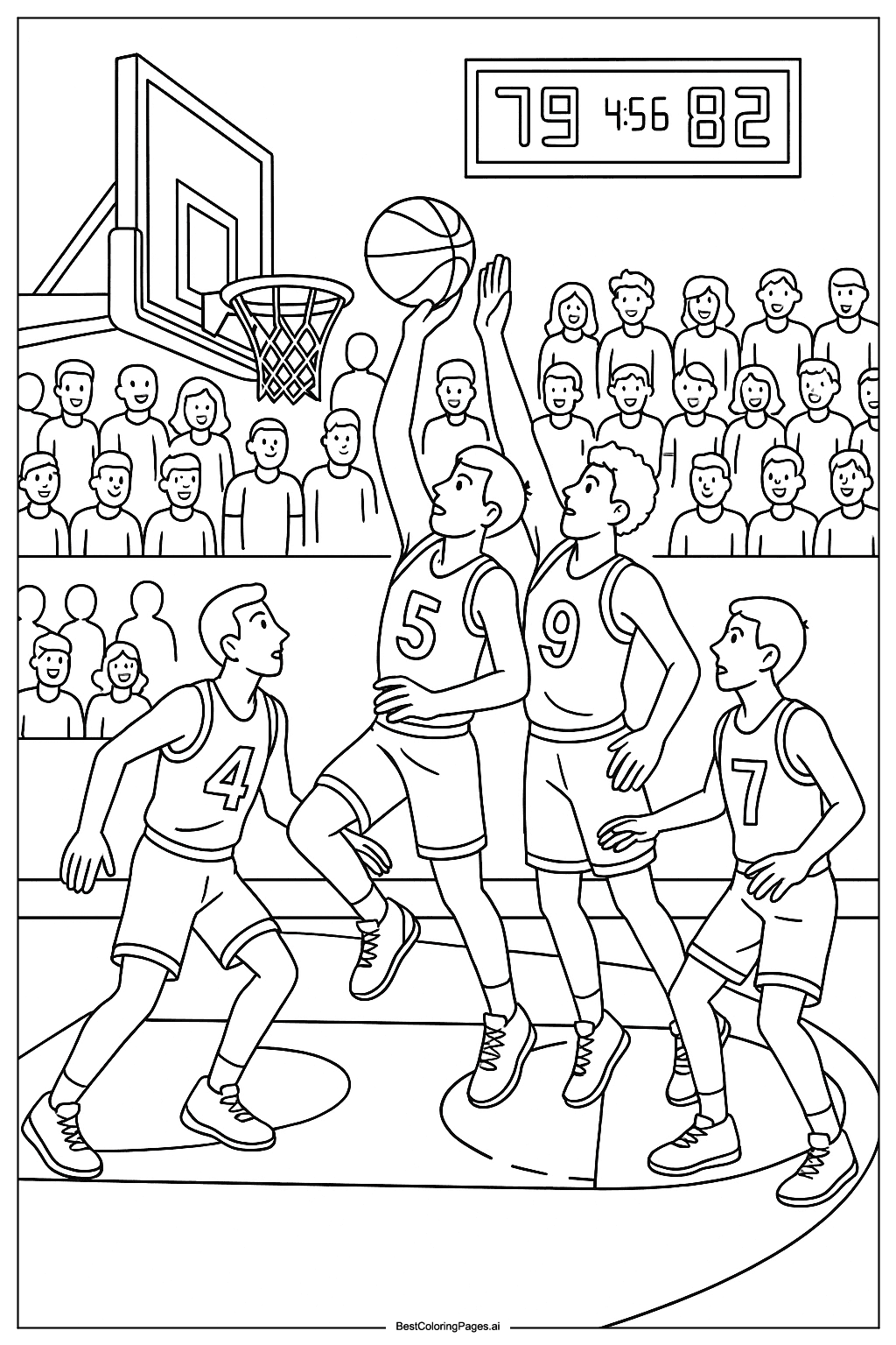 Basketball championship final match