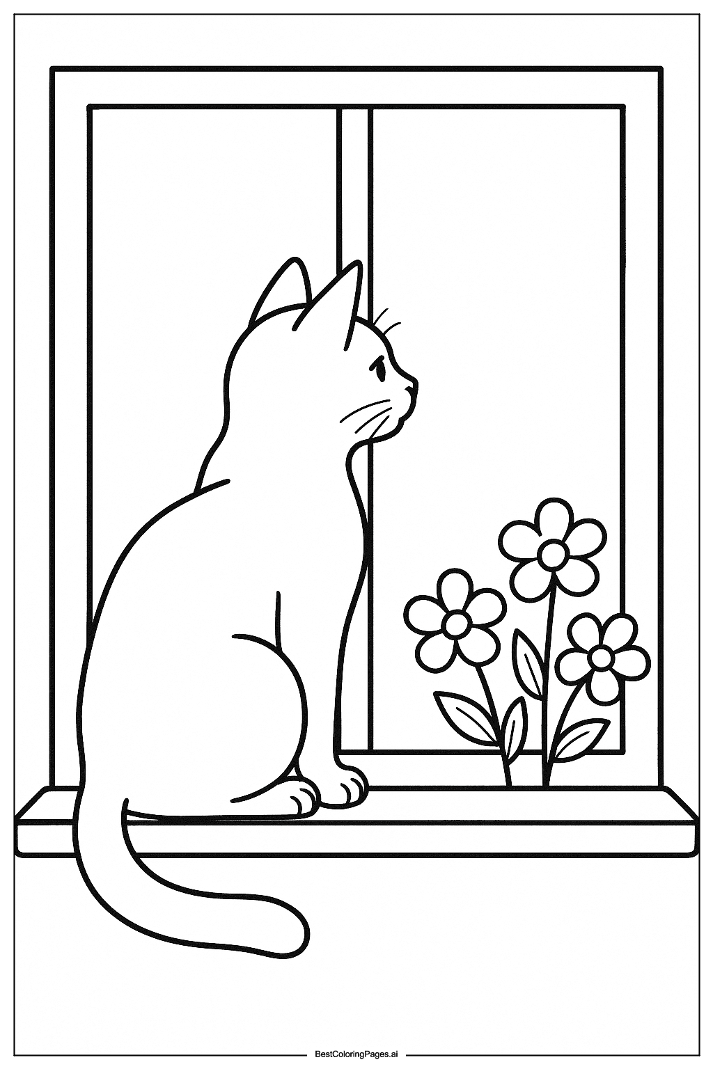 Cat on windowsill