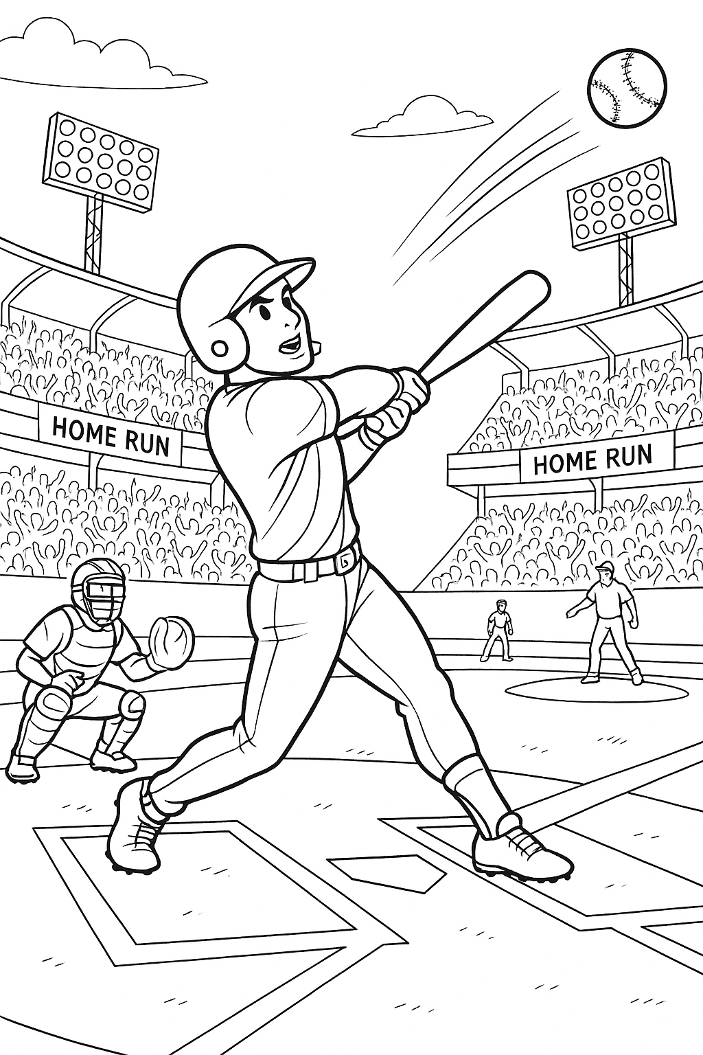 Baseball Coloring Pages