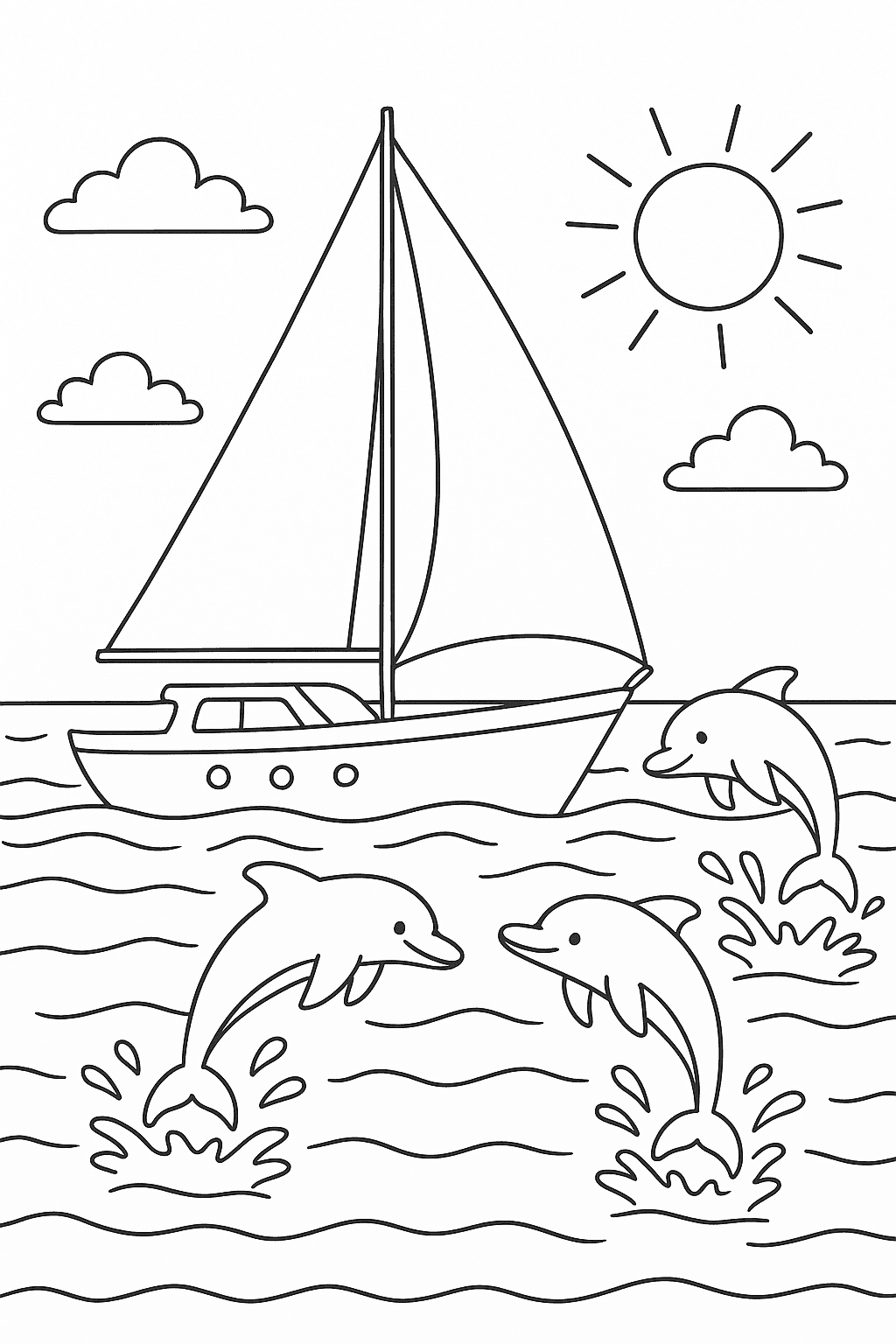 Boat Coloring Pages